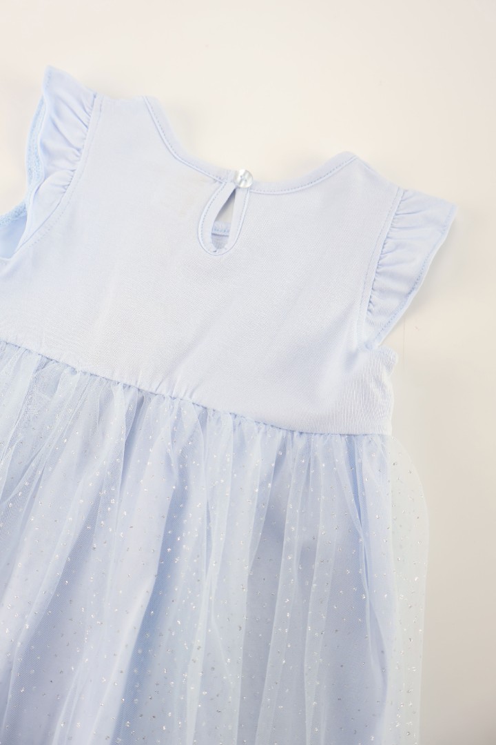 Jersey Dress with Tulle 