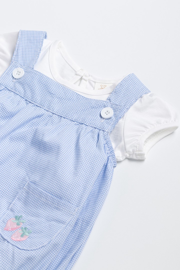 Dungaree with Embroidery
