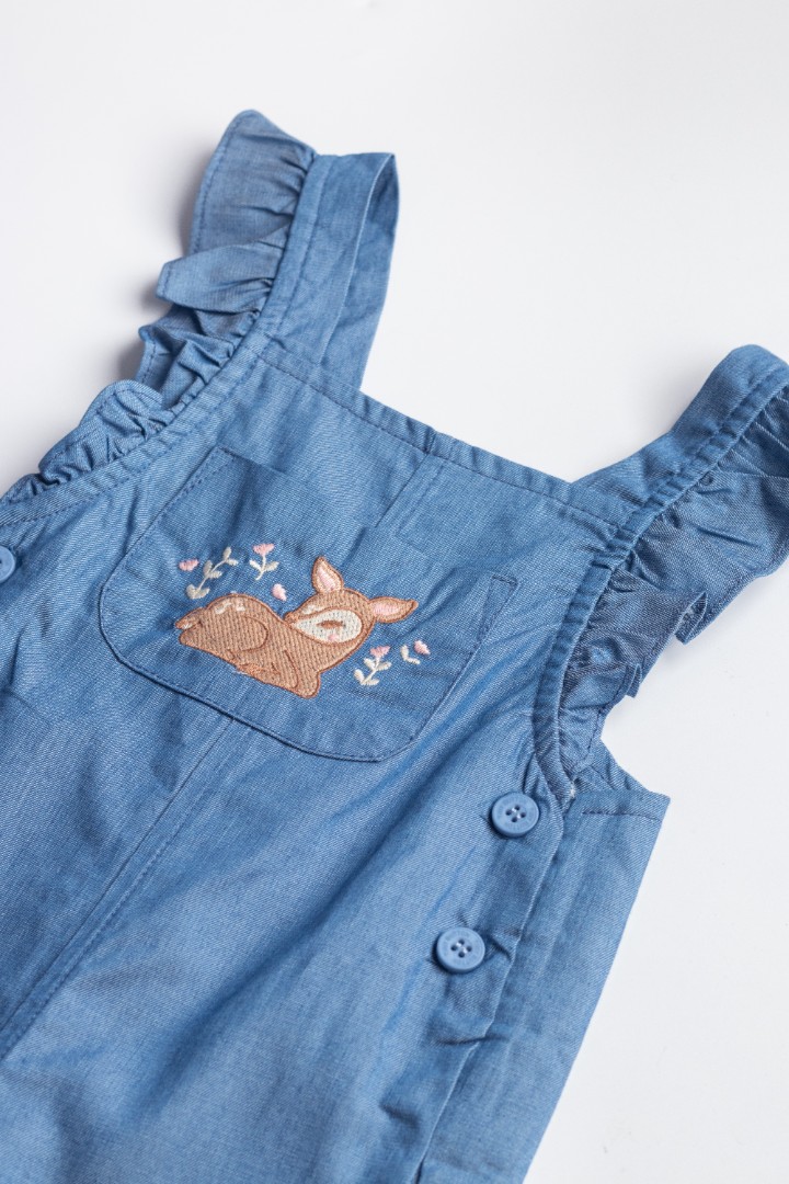 Dungaree with Embroidery 