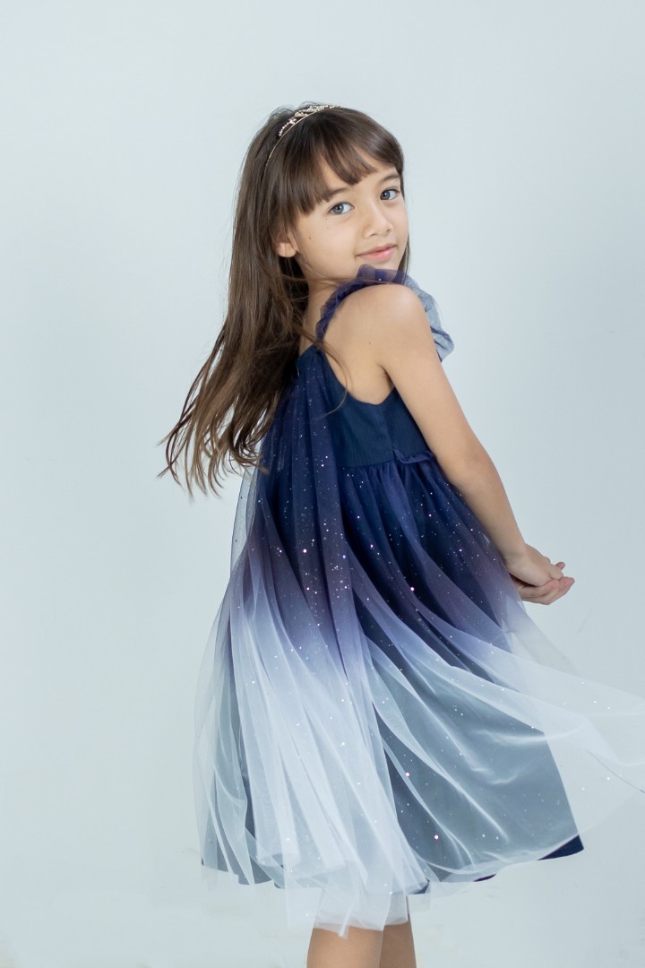 Frozen II © DISNEY Tulle Party Dress with Cape